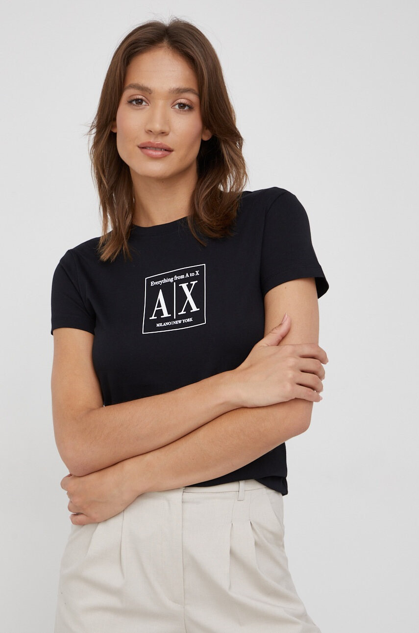 Armani Exchange Памучна тениска - Pepit.bg