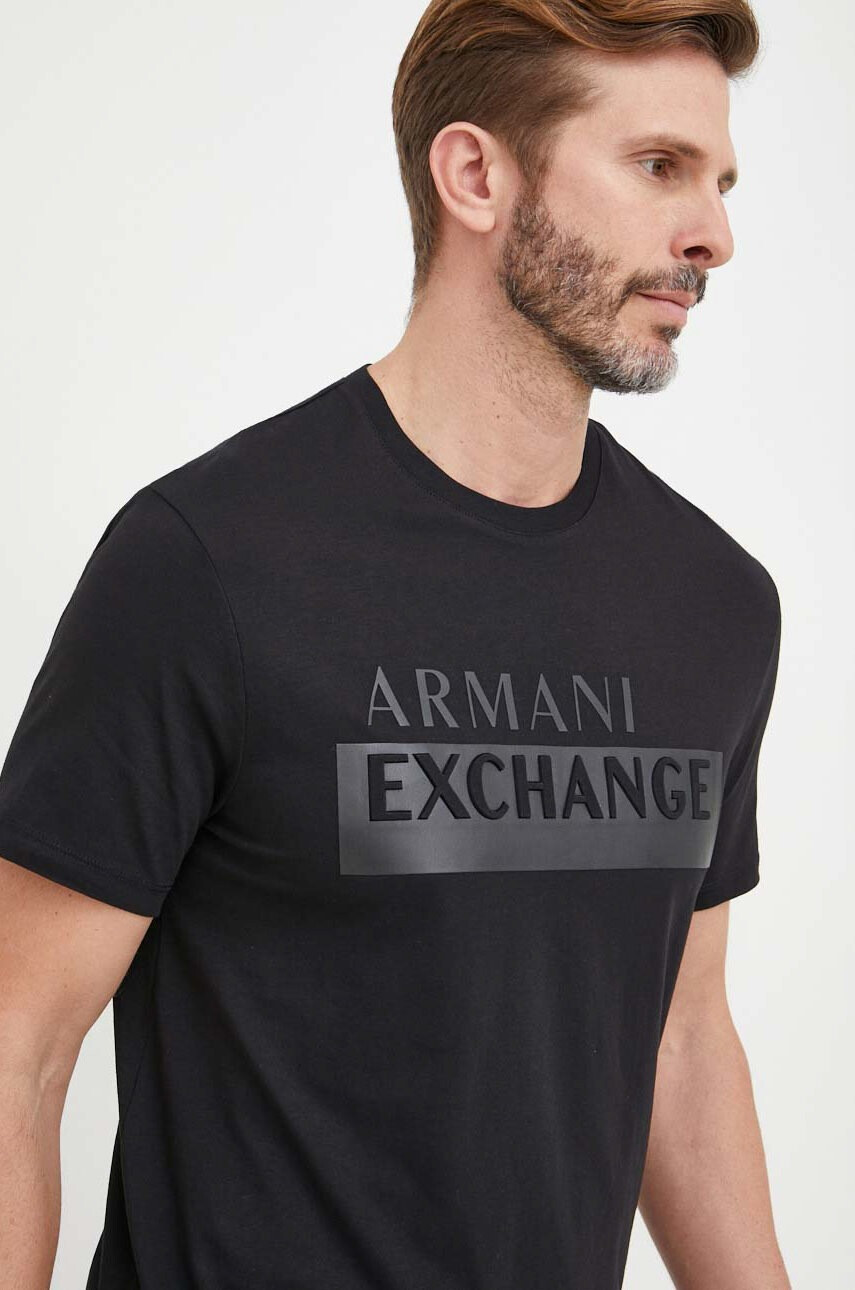 Armani Exchange Памучна тениска - Pepit.bg