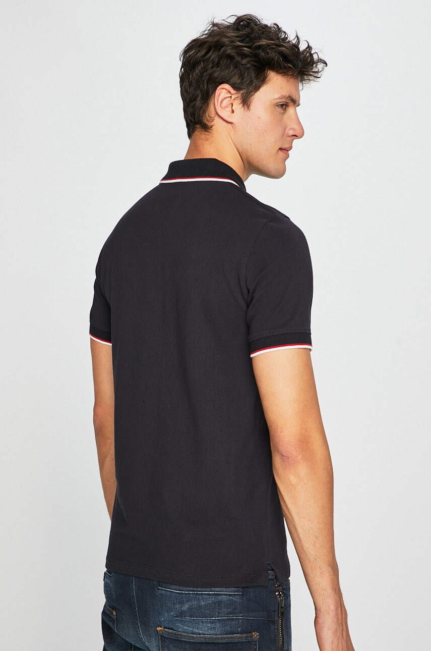 Armani Exchange Памучна тениска с яка - Pepit.bg