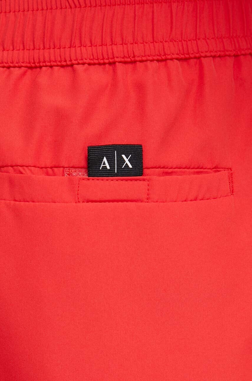 Armani Exchange Плувни шорти в червено - Pepit.bg