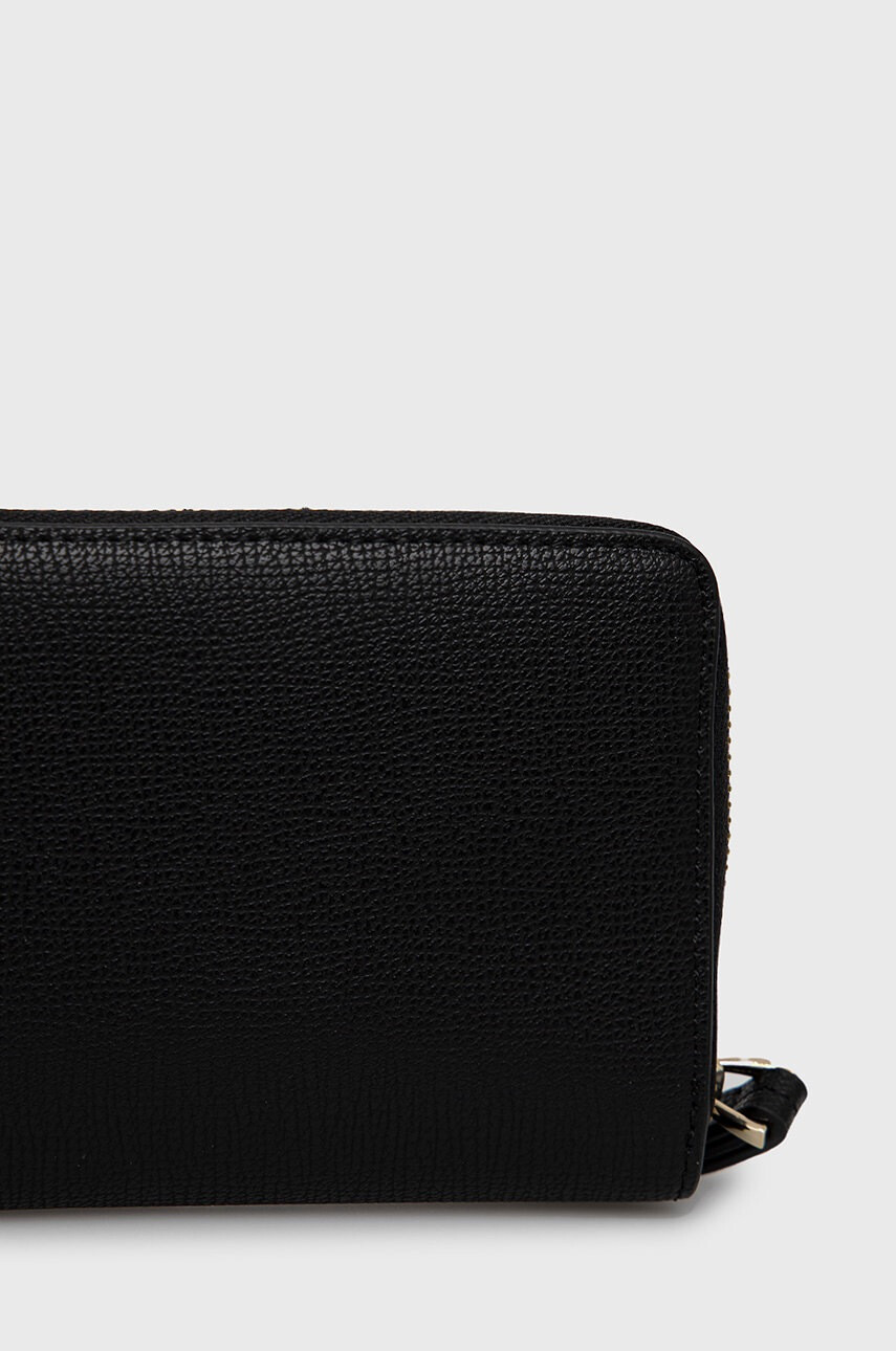 Armani Exchange Портфейл дамски в черно - Pepit.bg