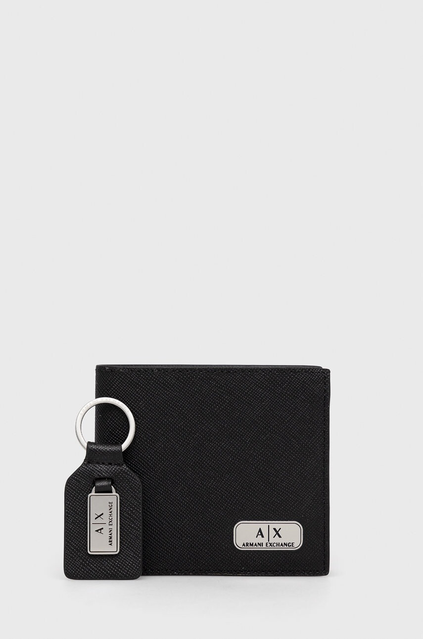 Armani Exchange Портфейл + ключодържател - Pepit.bg