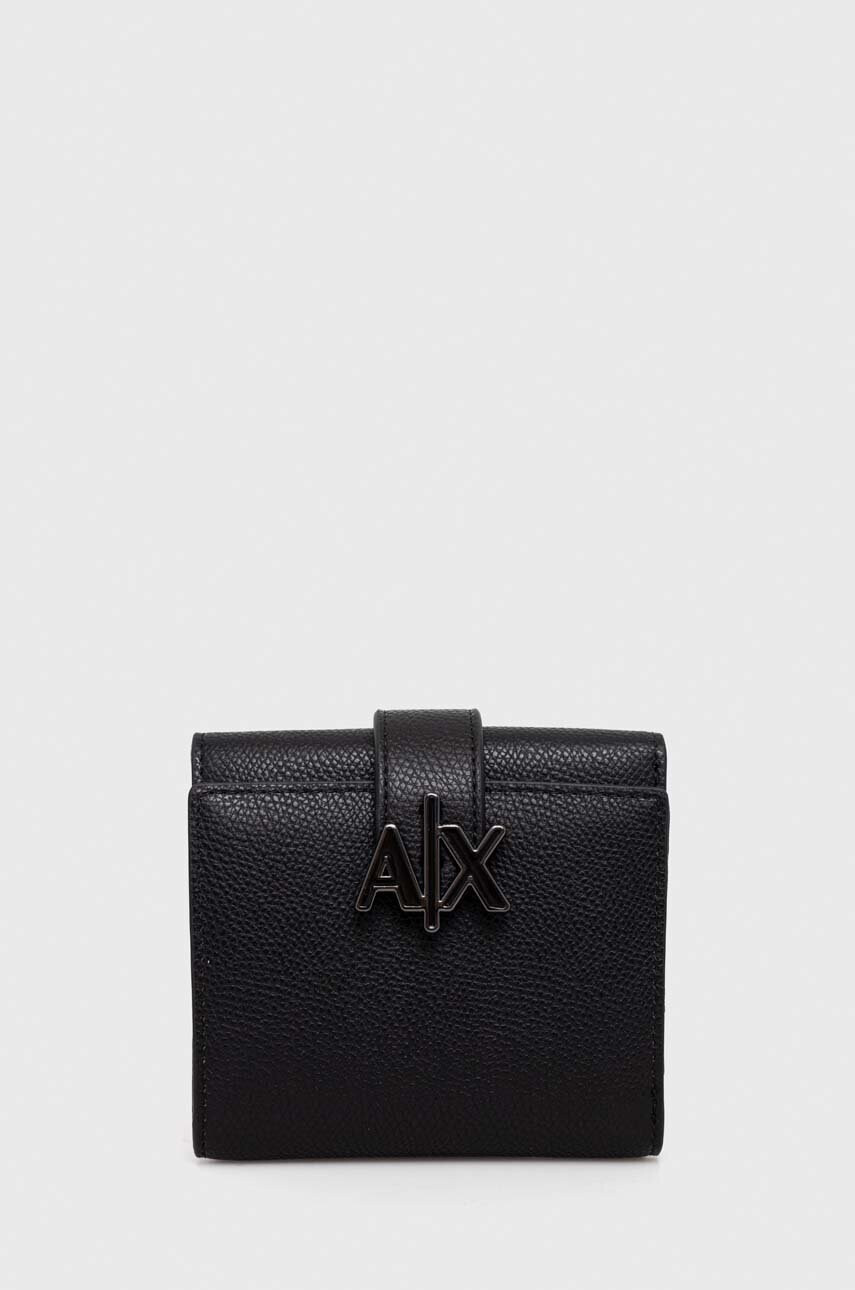 Armani Exchange Портмоне дамски в черно - Pepit.bg