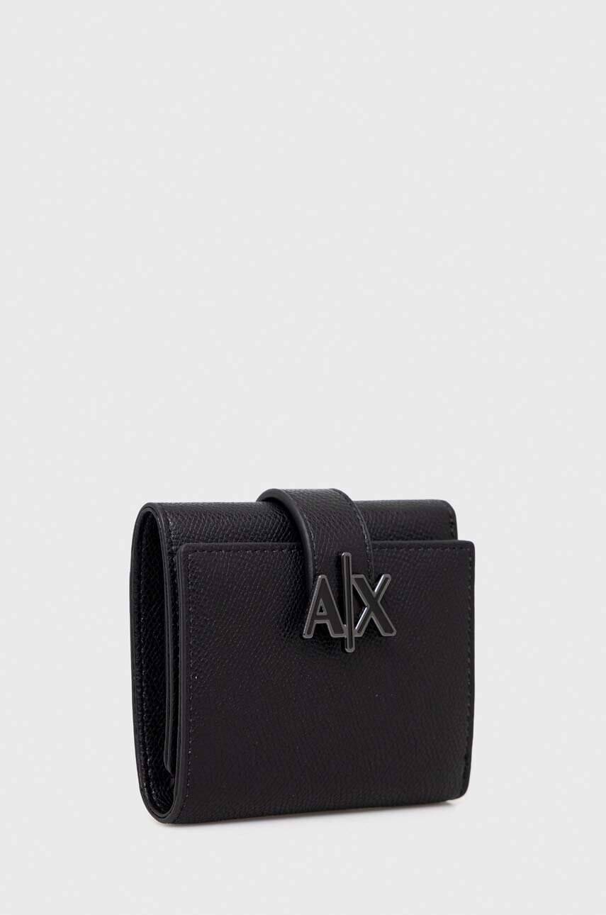 Armani Exchange Портмоне дамски в черно - Pepit.bg