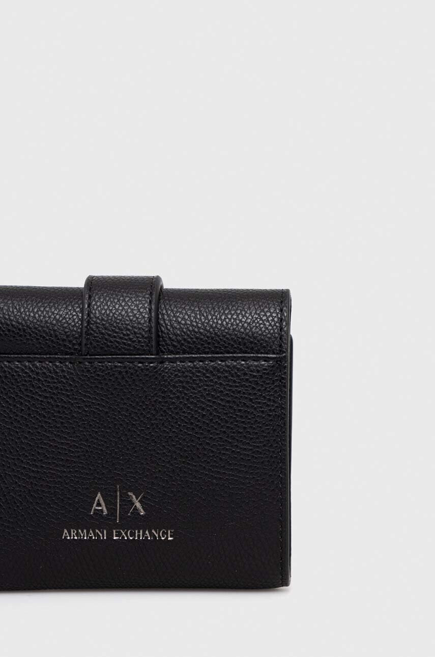 Armani Exchange Портмоне дамски в черно - Pepit.bg