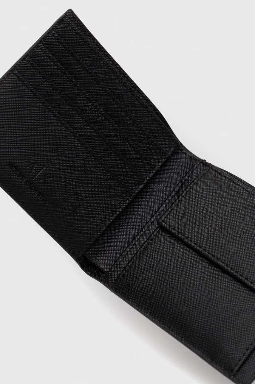 Armani Exchange Портмоне мъжки в черно - Pepit.bg