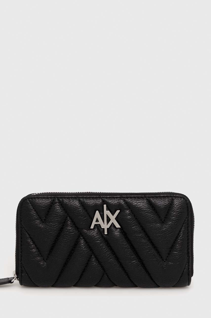Armani Exchange Портмоне дамски в черно - Pepit.bg
