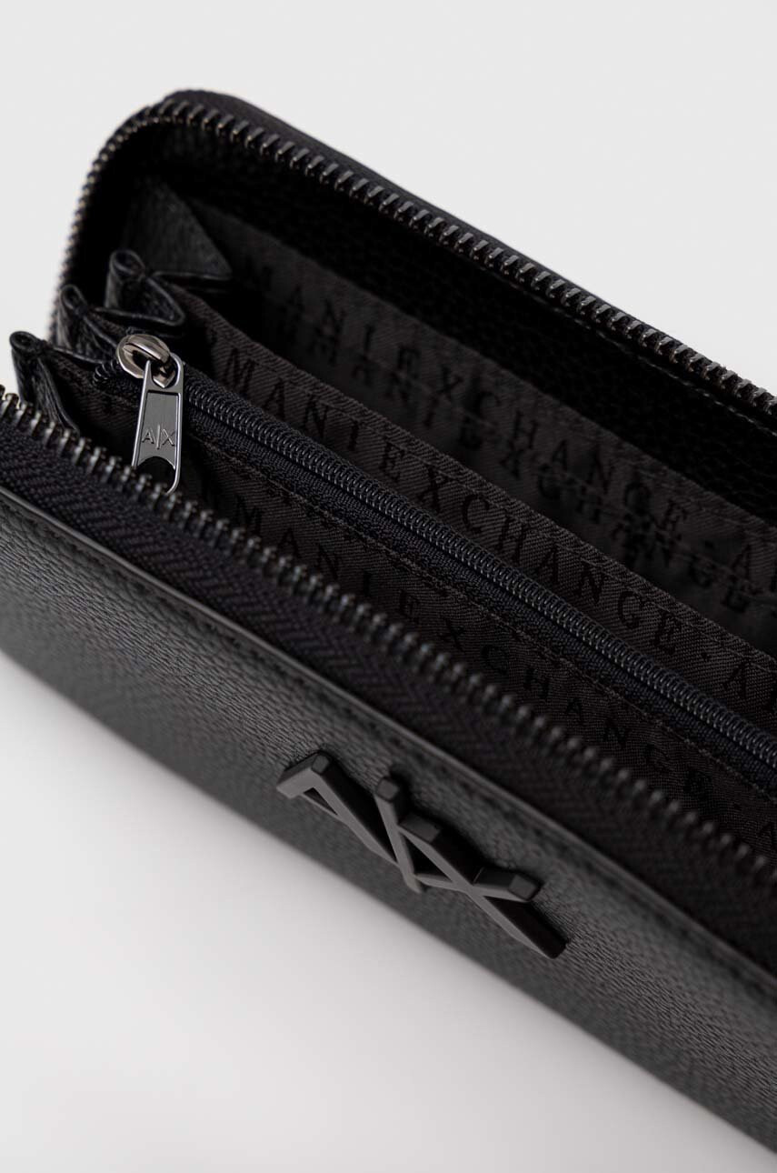 Armani Exchange Портмоне дамски в черно - Pepit.bg
