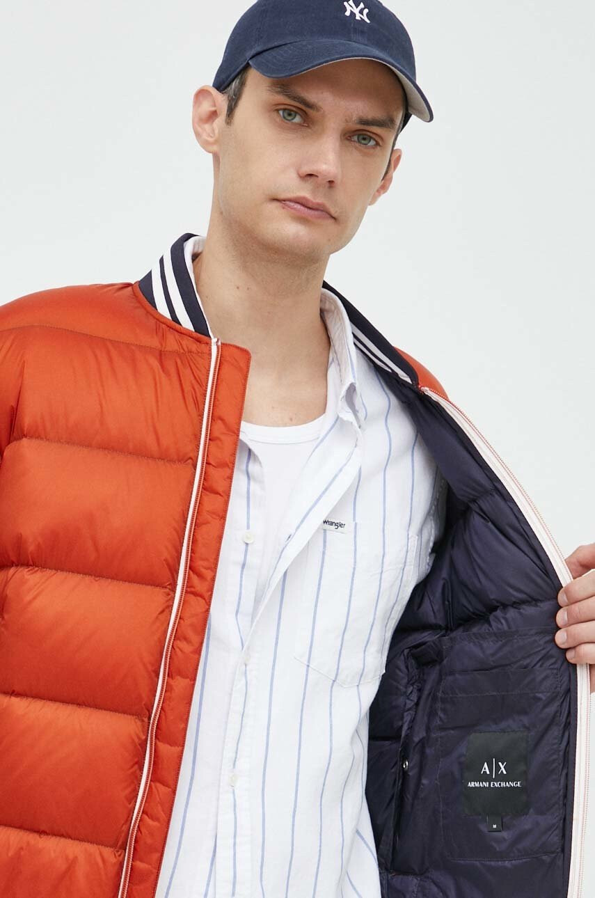 Armani Exchange Пухено яке бомбър - Pepit.bg