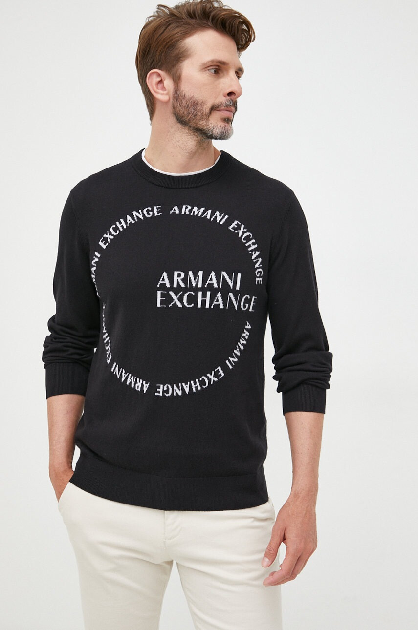 Armani Exchange Пуловер с кашмир - Pepit.bg