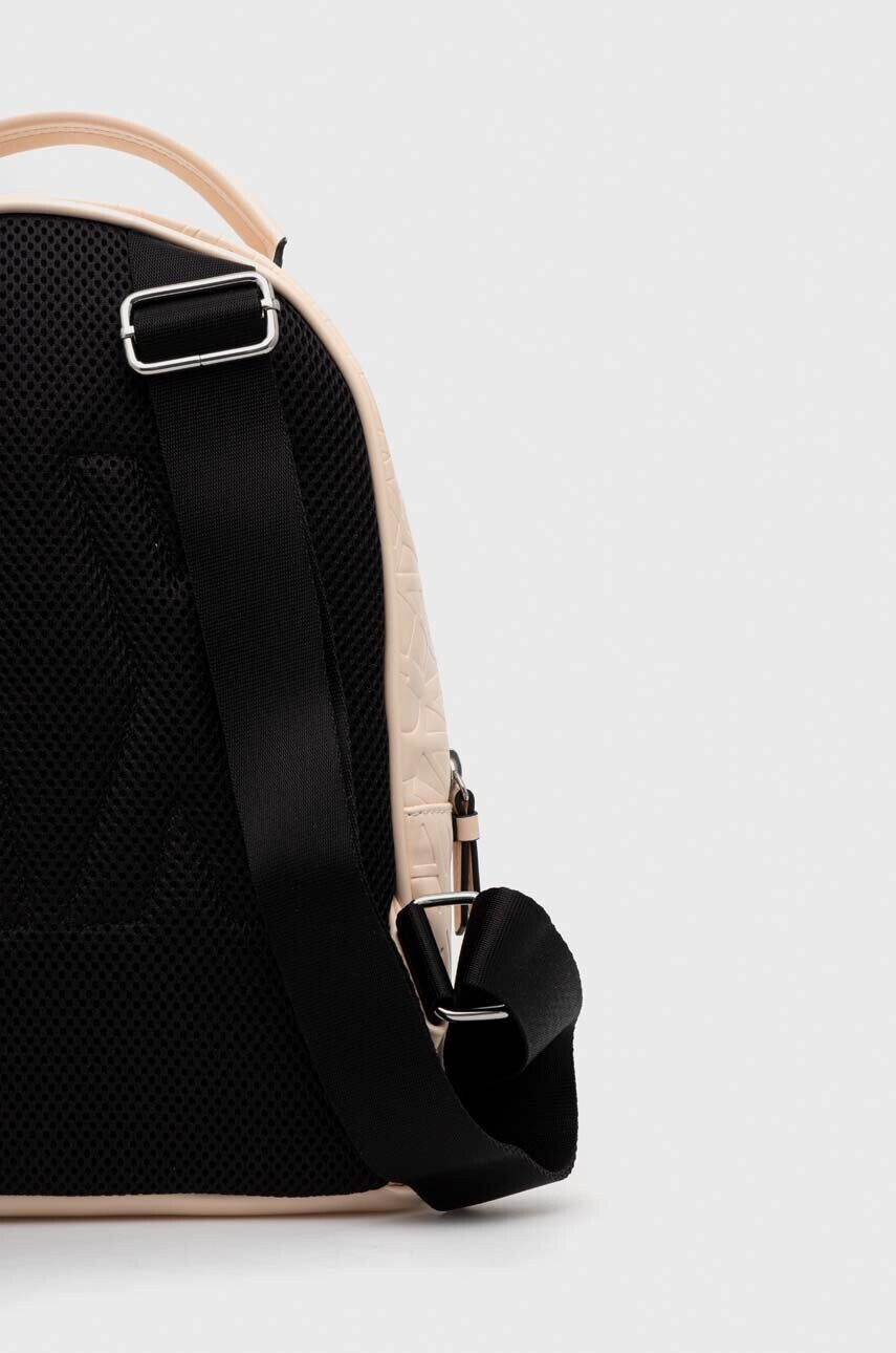 Armani Exchange Раница в оранжево малък размер с изчистен дизайн - Pepit.bg