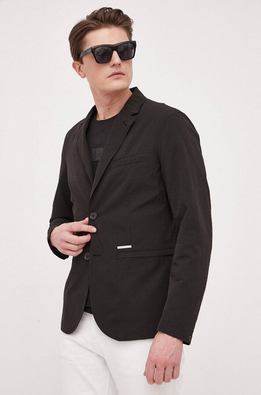 Armani Exchange Сако в черно - Pepit.bg