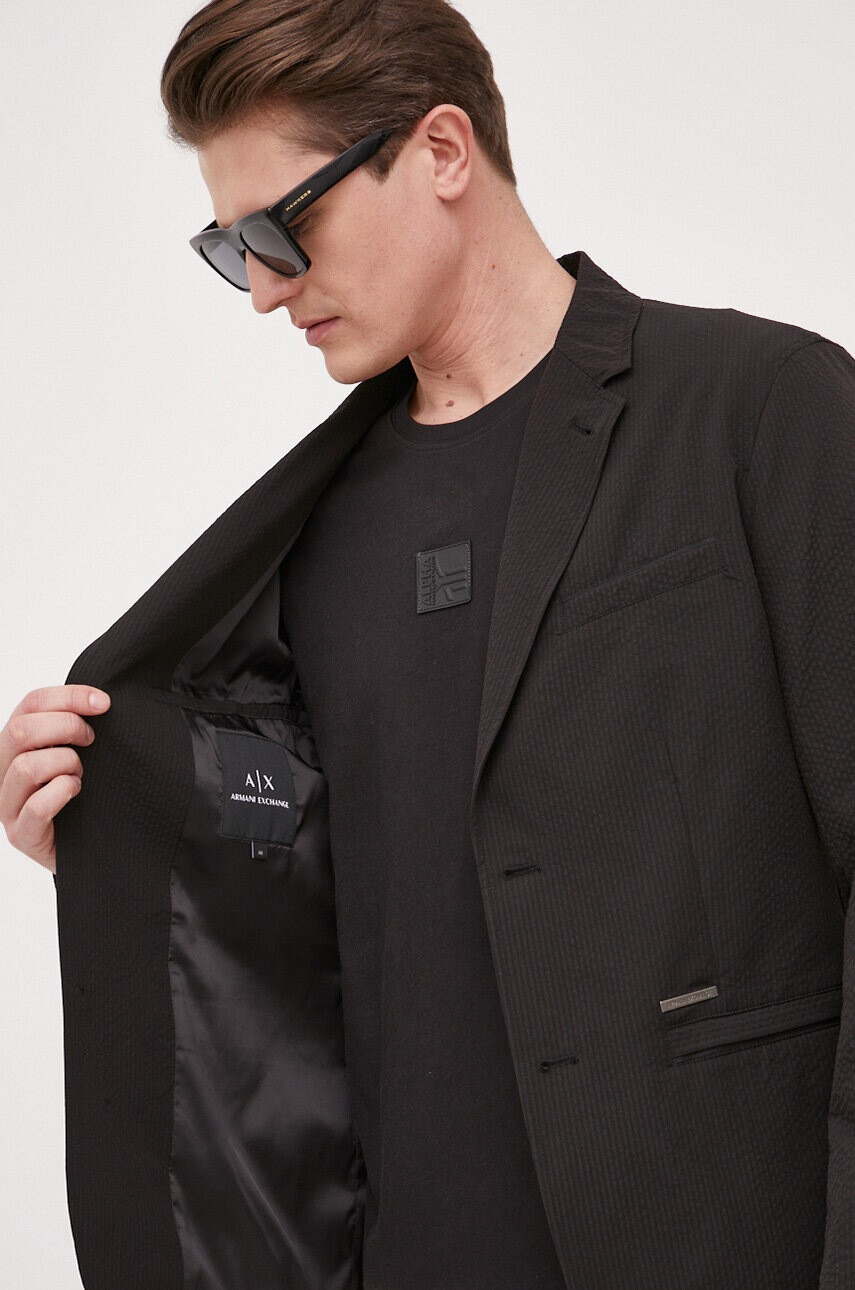 Armani Exchange Сако в черно - Pepit.bg