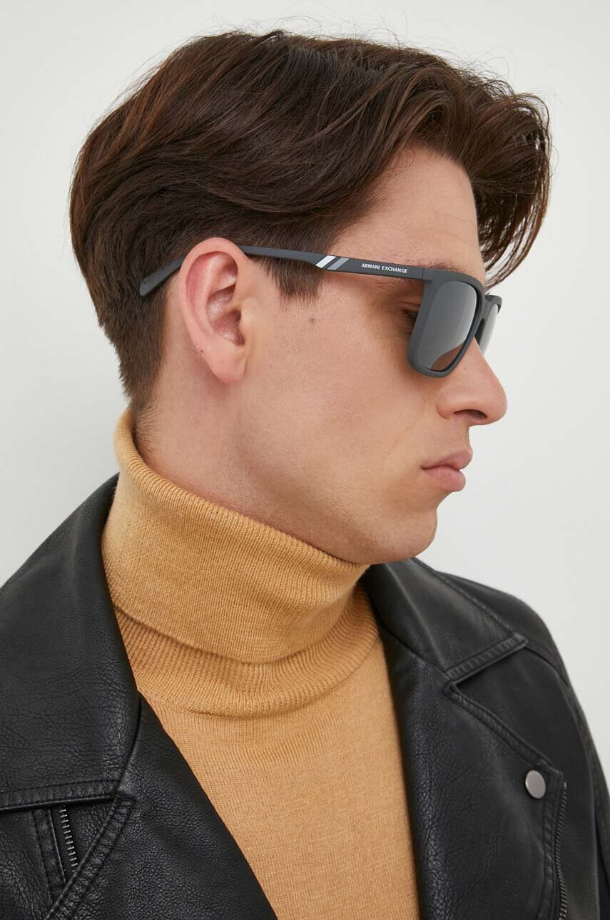 Armani Exchange Слънчеви очила в сиво - Pepit.bg