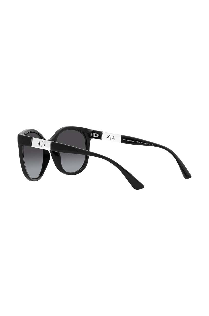 Armani Exchange Слънчеви очила дамски в черно - Pepit.bg