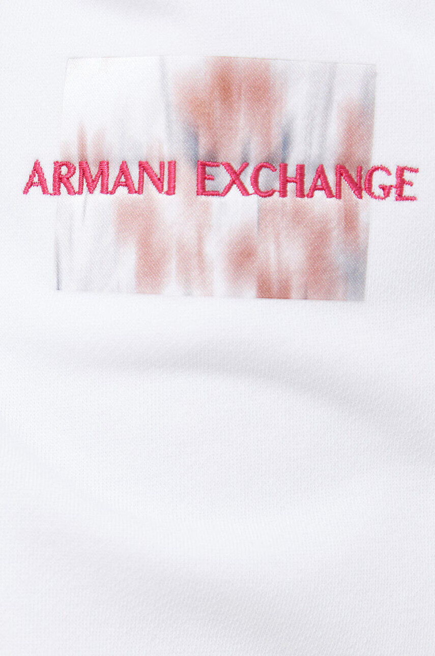 Armani Exchange Спортен панталон в бяло с изчистен дизайн - Pepit.bg