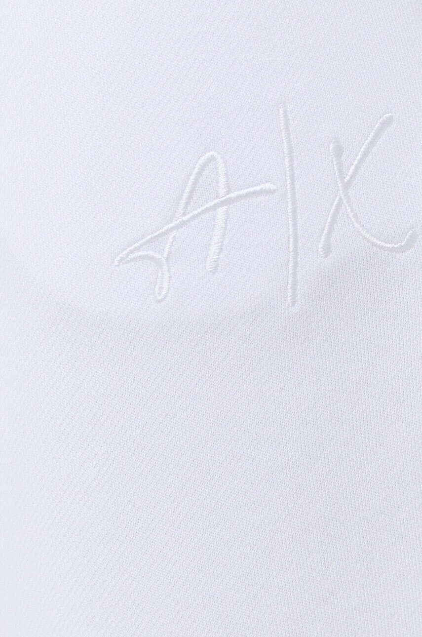 Armani Exchange Спортен панталон в бяло с апликация - Pepit.bg