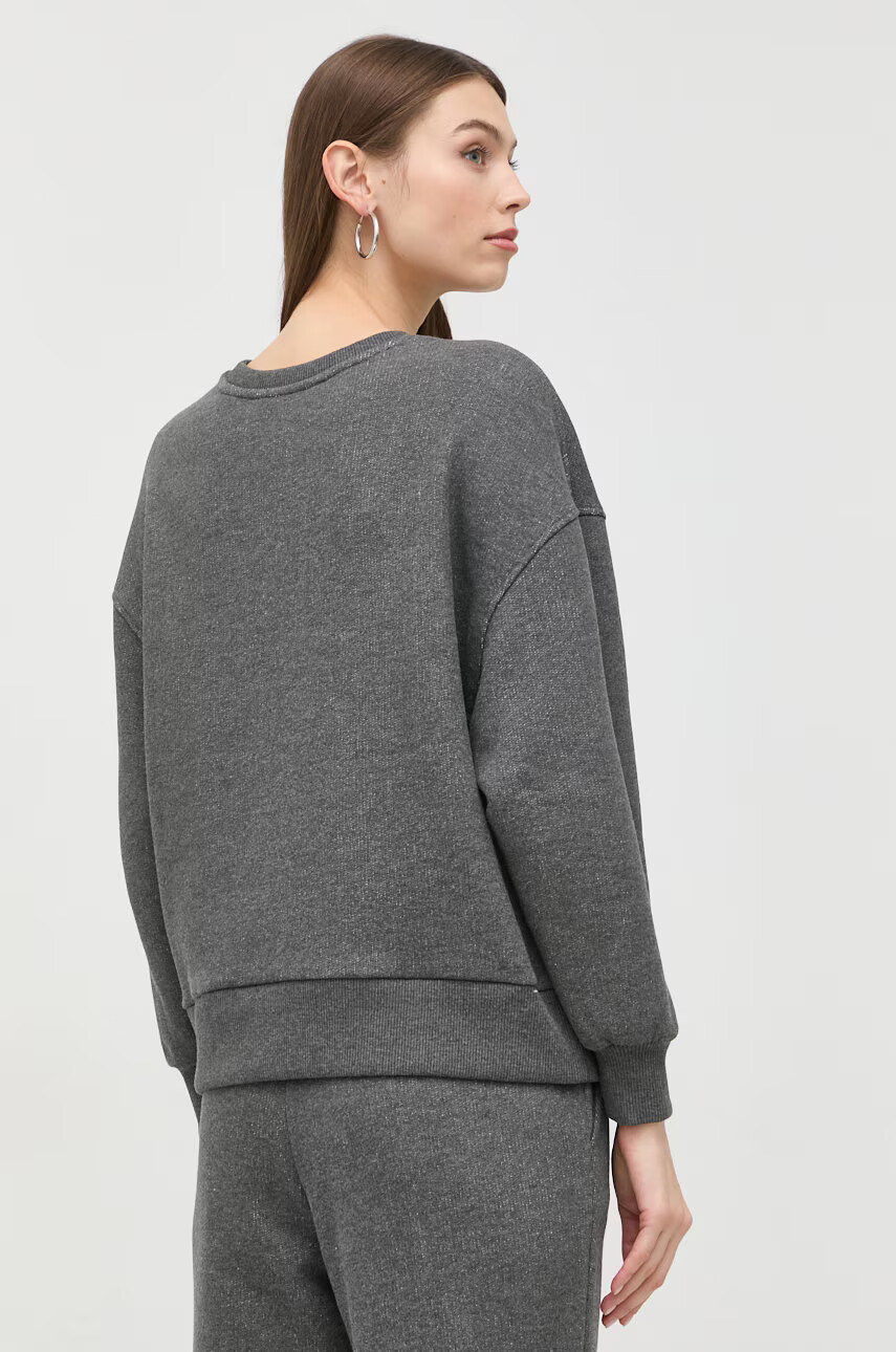 Armani Exchange Суичър в тъмносиньо с качулка с изчистен дизайн - Pepit.bg