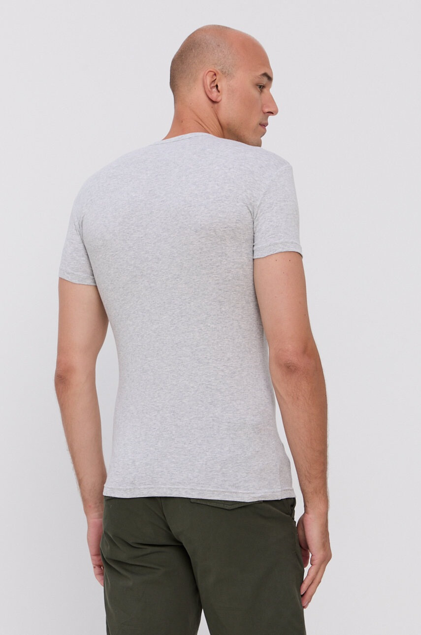 Armani Exchange Тениска (2 броя) в черно с изчистен дизайн - Pepit.bg