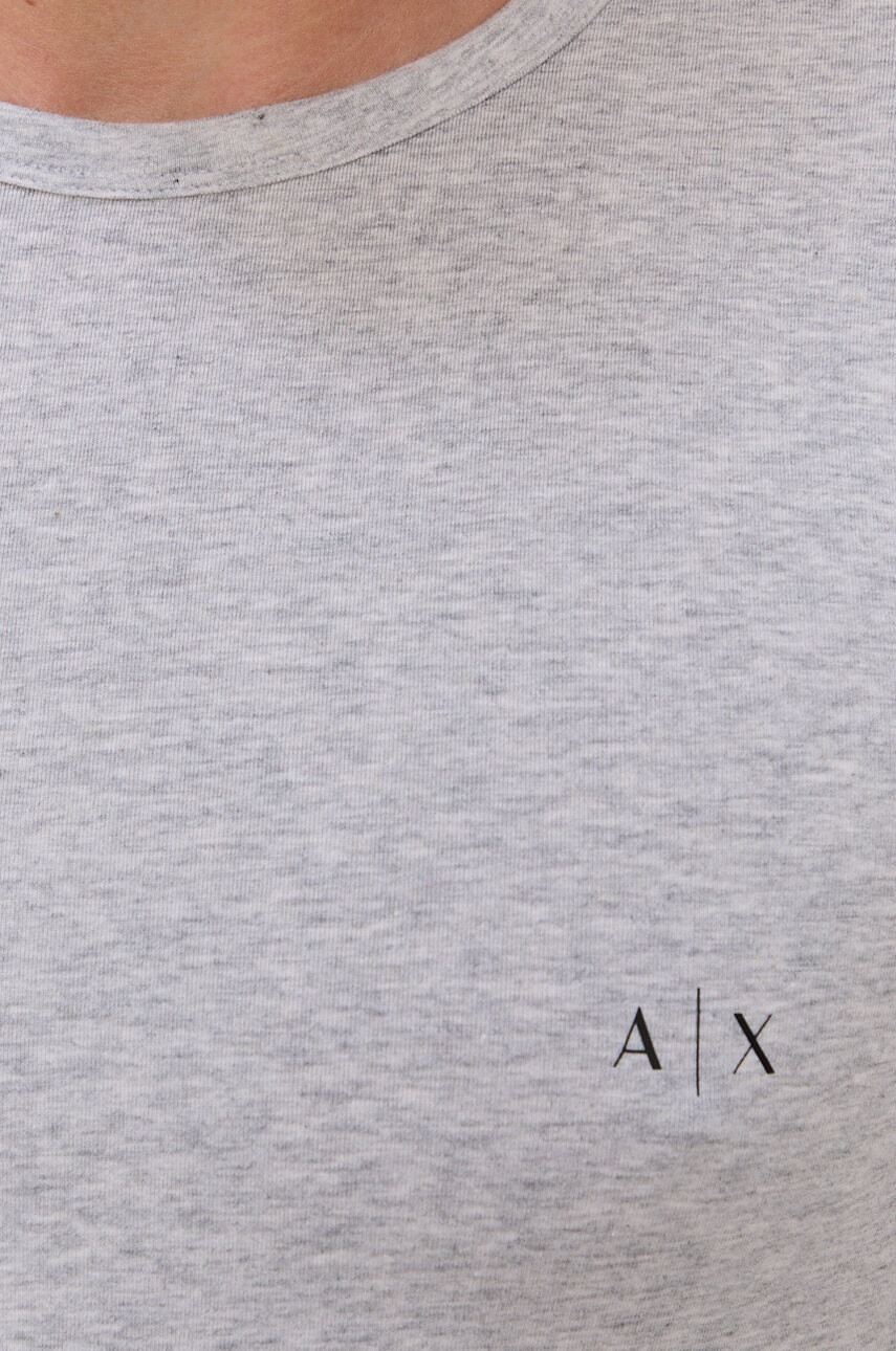 Armani Exchange Тениска (2 броя) в черно с изчистен дизайн - Pepit.bg