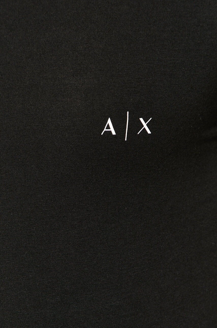 Armani Exchange Тениска (2 броя) в черно с изчистен дизайн - Pepit.bg