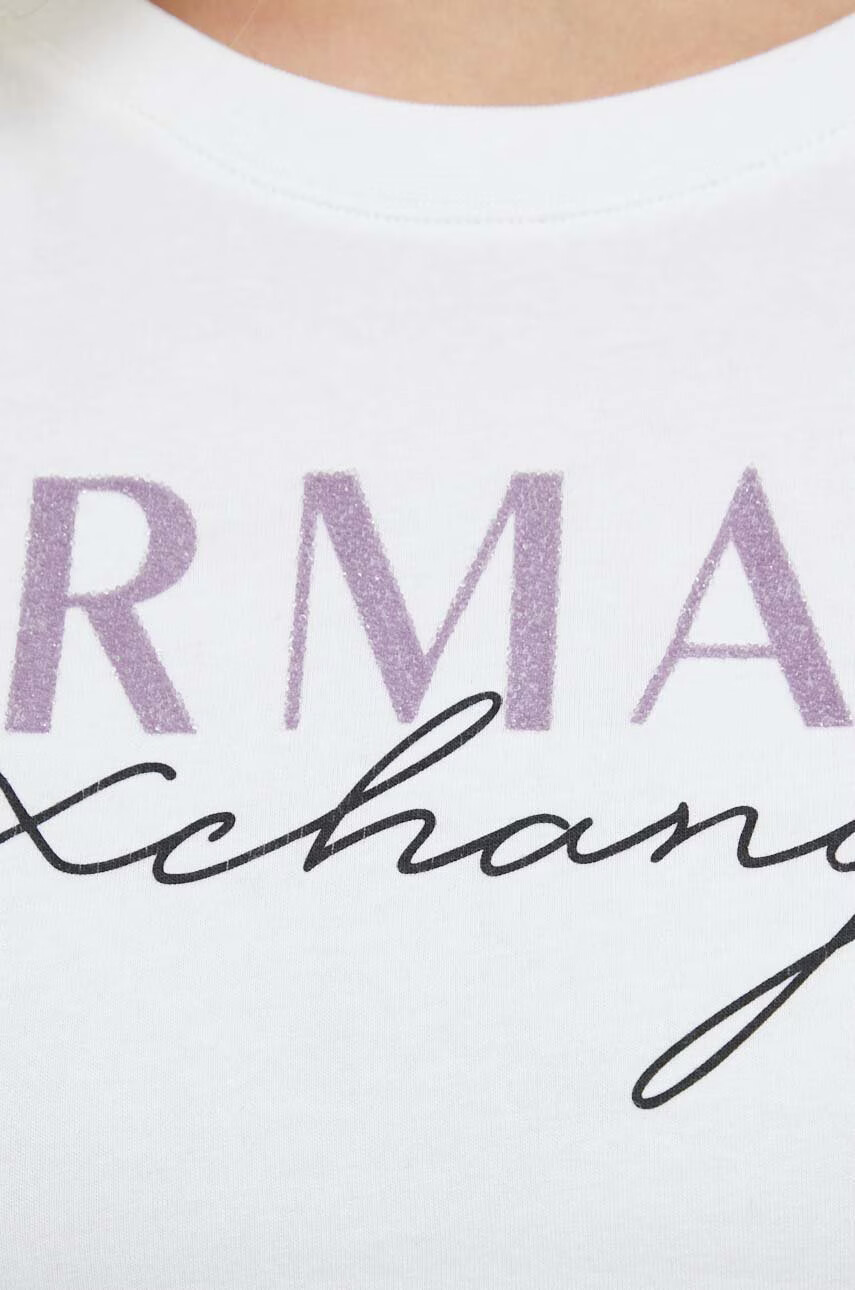 Armani Exchange Тениска в розово - Pepit.bg