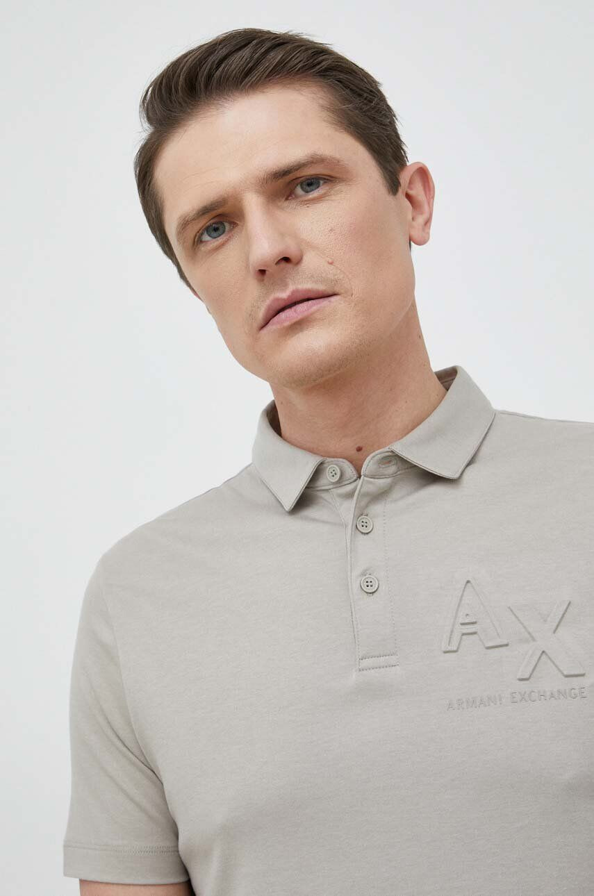 Armani Exchange Тениска с яка - Pepit.bg