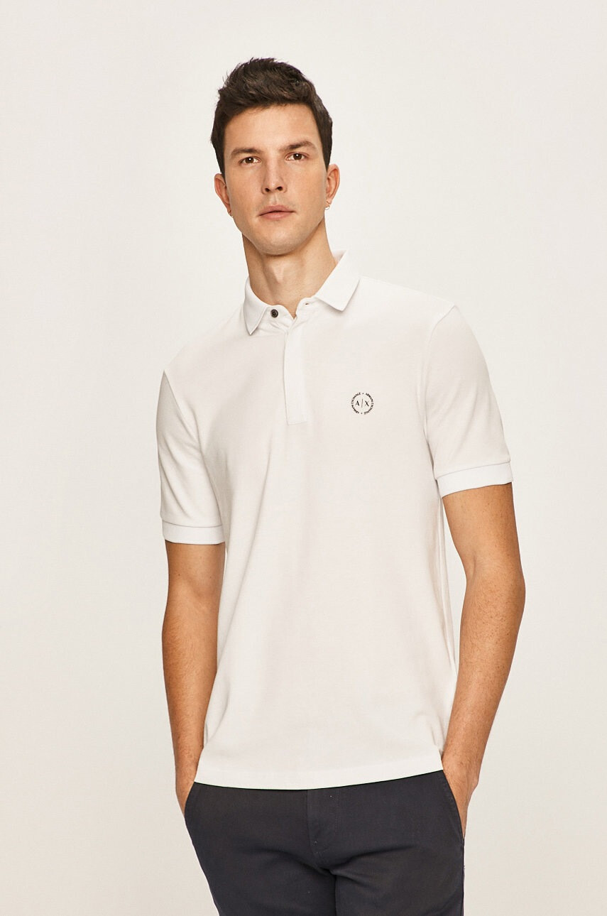Armani Exchange Тениска с яка - Pepit.bg