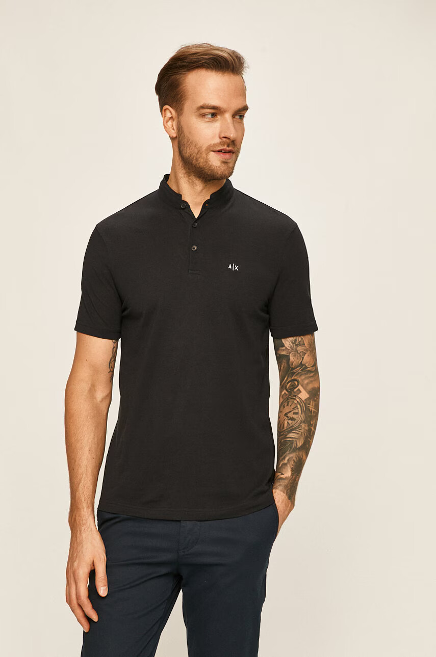 Armani Exchange Тениска с яка - Pepit.bg