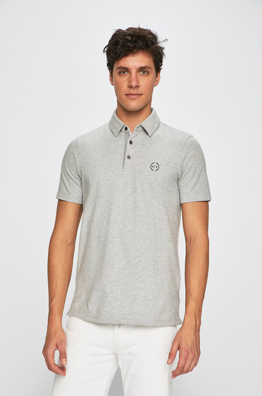 Armani Exchange Тениска с яка - Pepit.bg