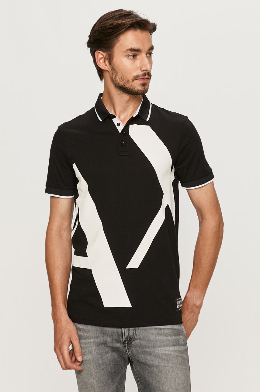 Armani Exchange Тениска с яка - Pepit.bg