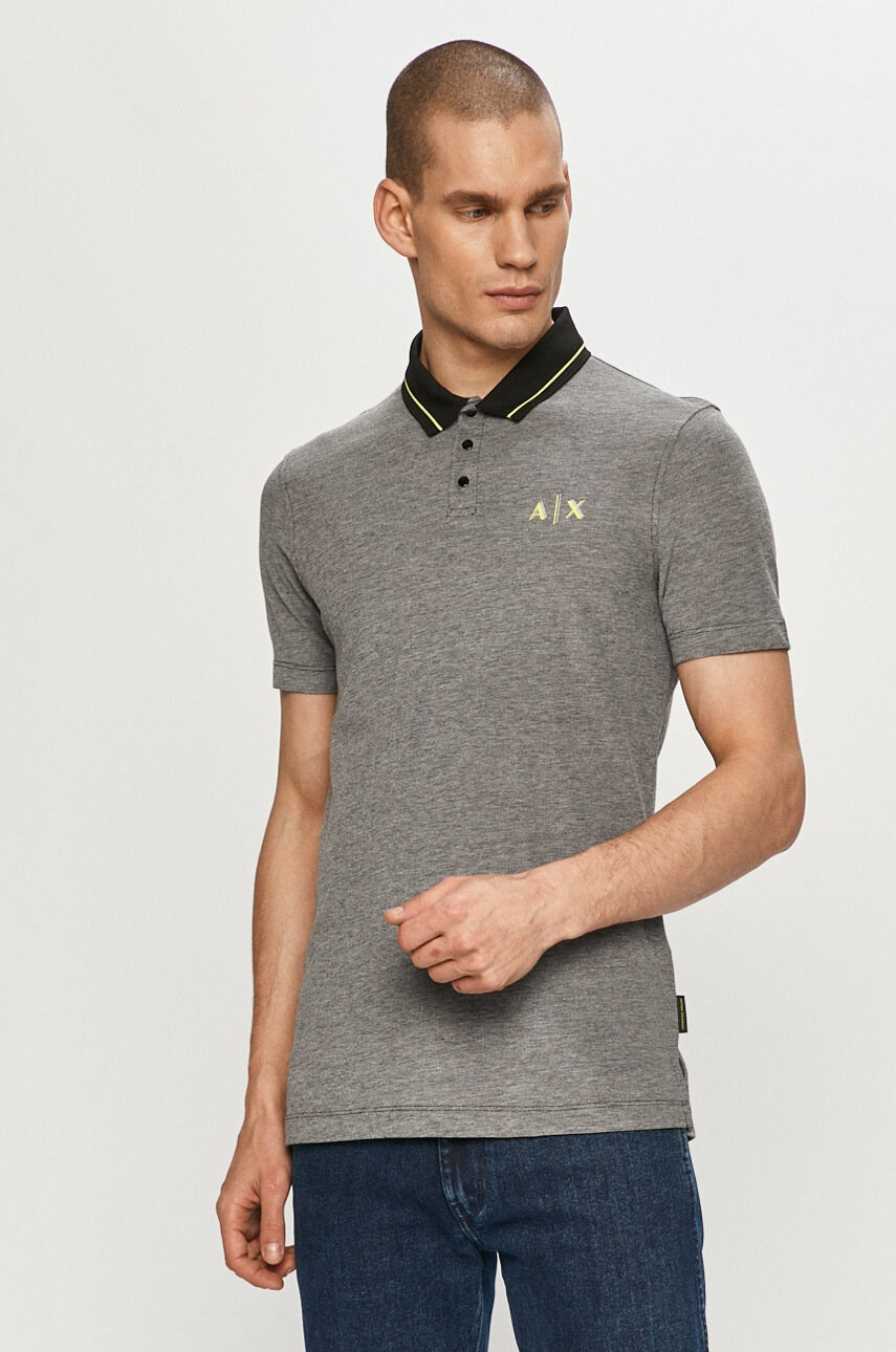 Armani Exchange Тениска с яка - Pepit.bg