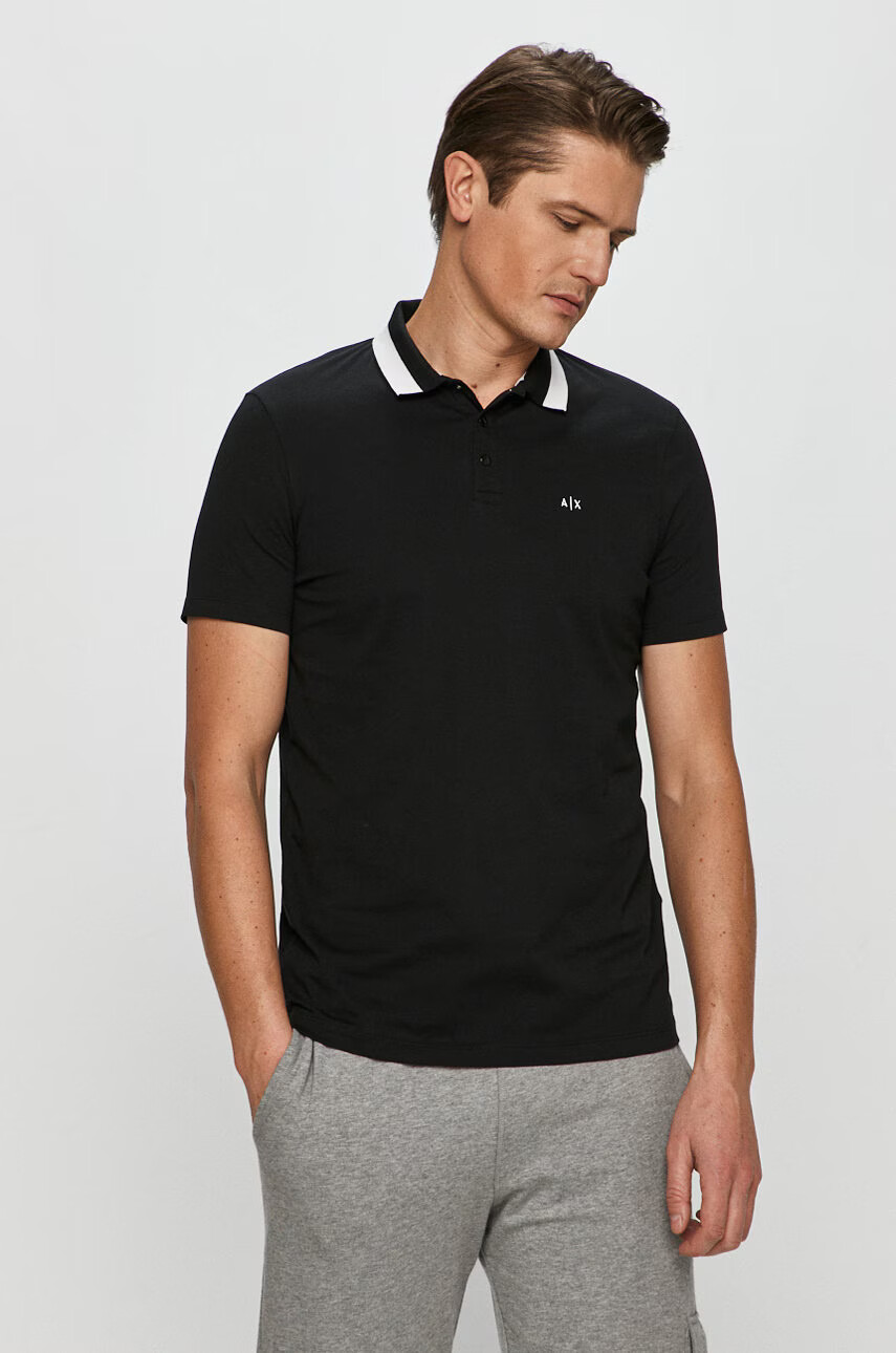 Armani Exchange Тениска с яка - Pepit.bg
