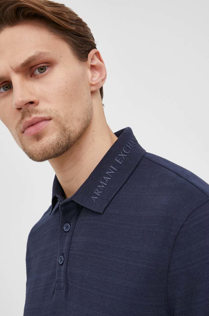 Armani Exchange Тениска с яка - Pepit.bg