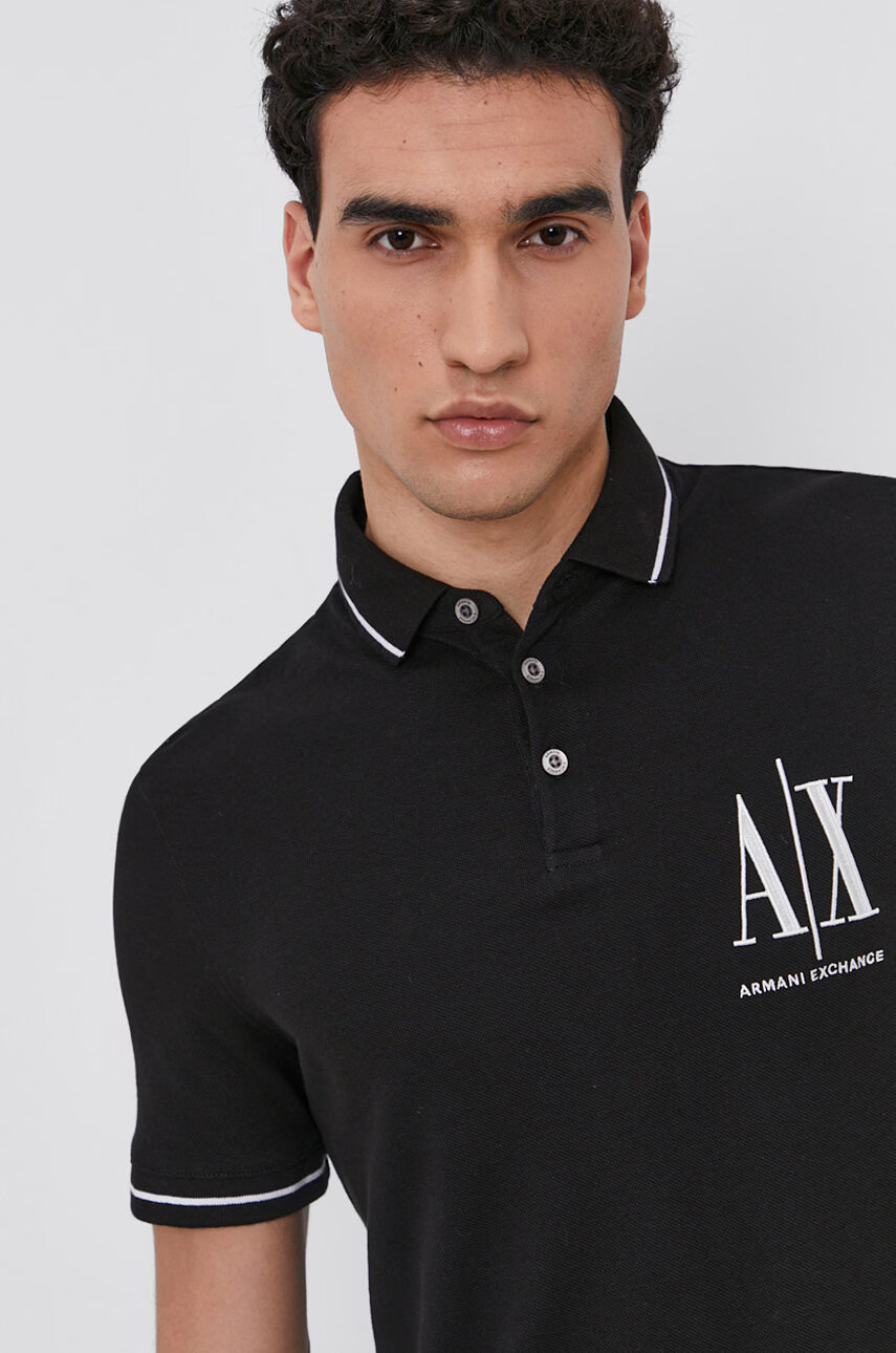 Armani Exchange Тениска с яка - Pepit.bg