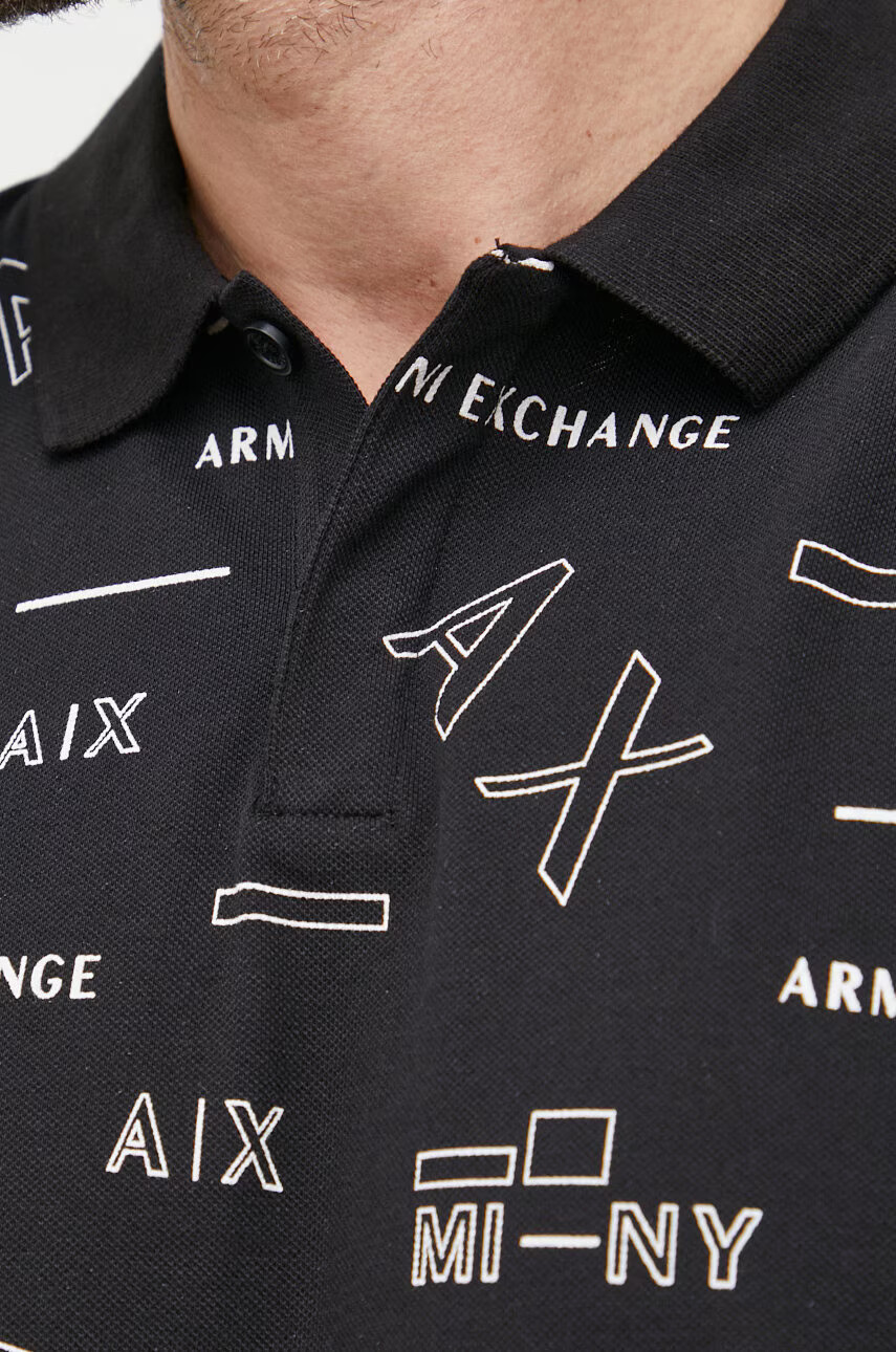 Armani Exchange Тениска с яка - Pepit.bg