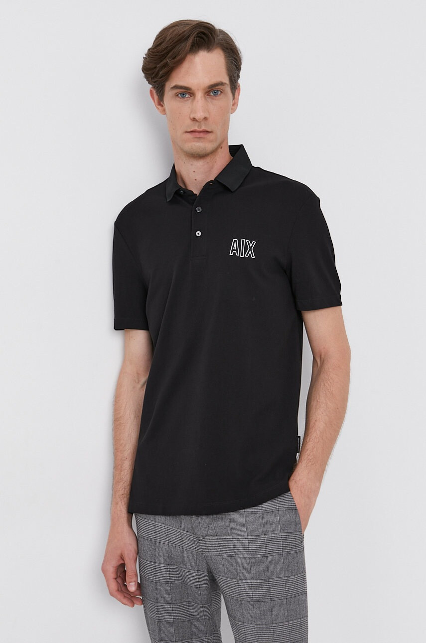 Armani Exchange Тениска с яка - Pepit.bg