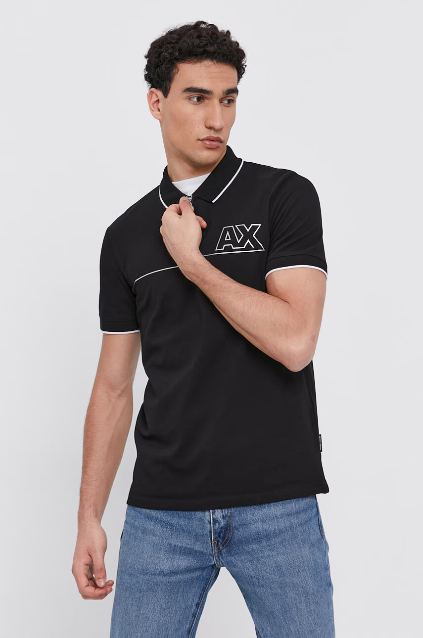 Armani Exchange Тениска с яка - Pepit.bg