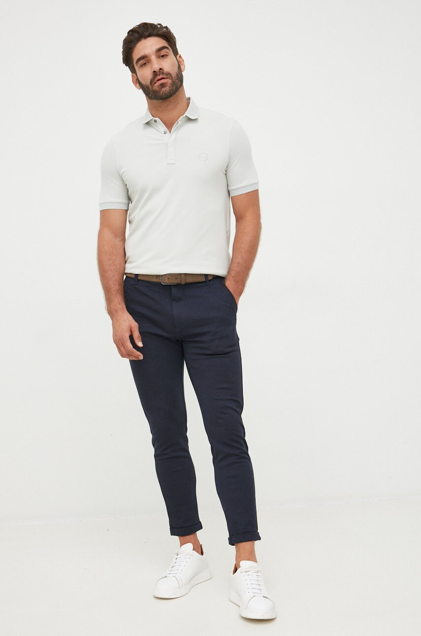 Armani Exchange Тениска с яка - Pepit.bg