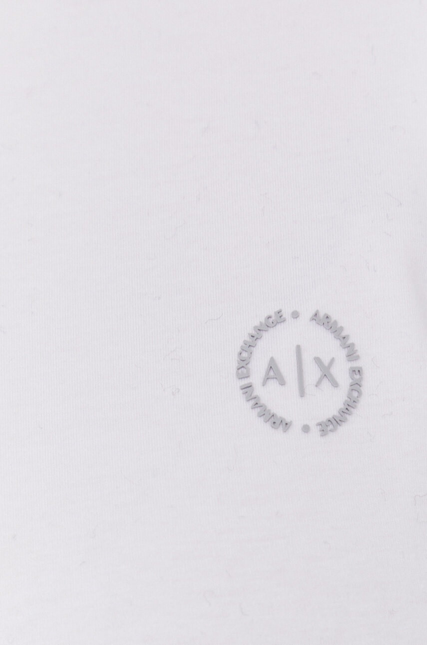 Armani Exchange Топ в бяло - Pepit.bg
