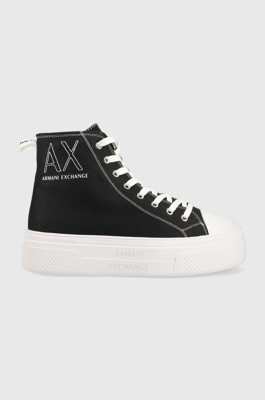 Armani Exchange Високи кецове в черно XDZ026.XV695.S526 - Pepit.bg