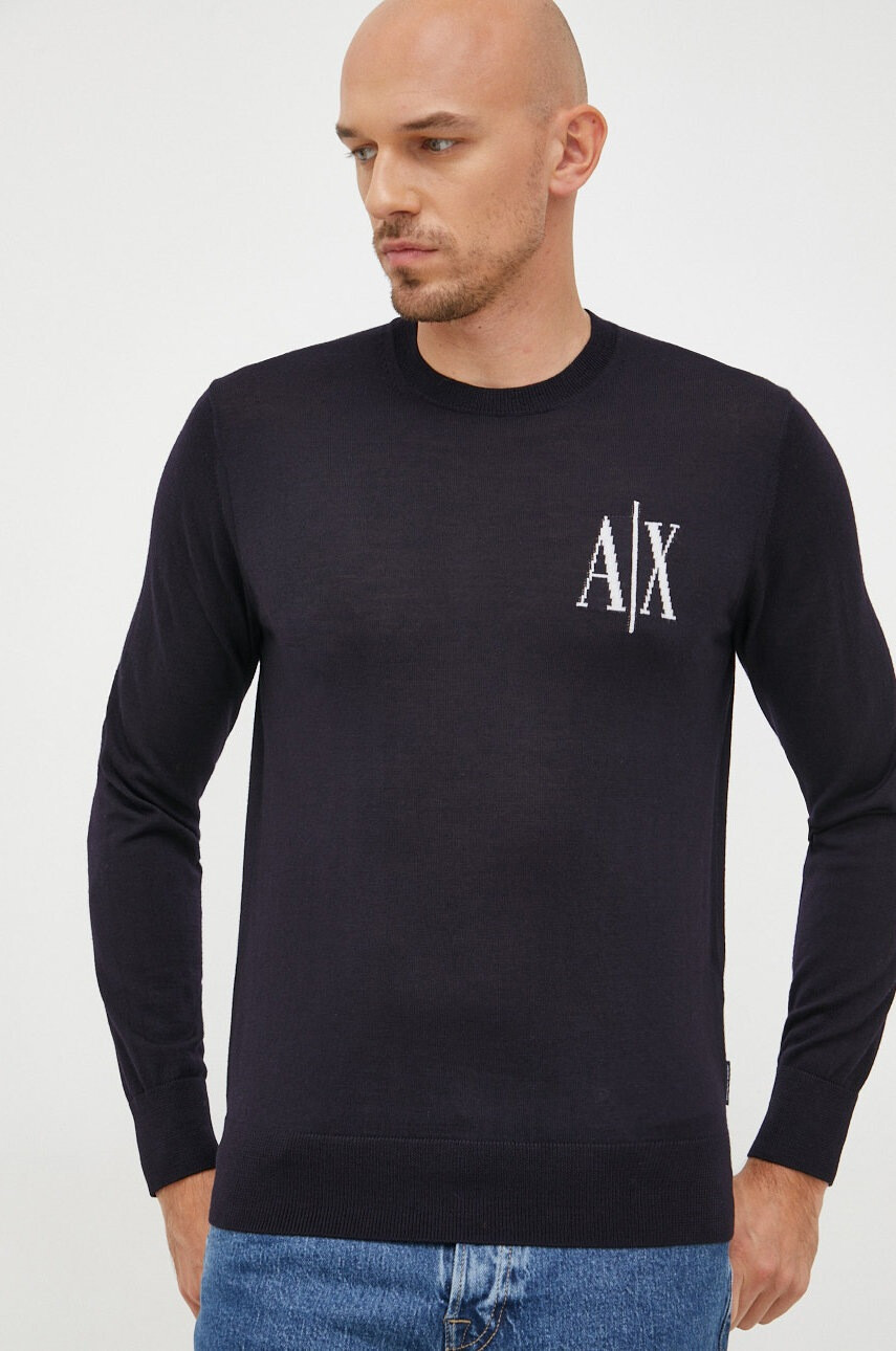 Armani Exchange Вълнен пуловер - Pepit.bg