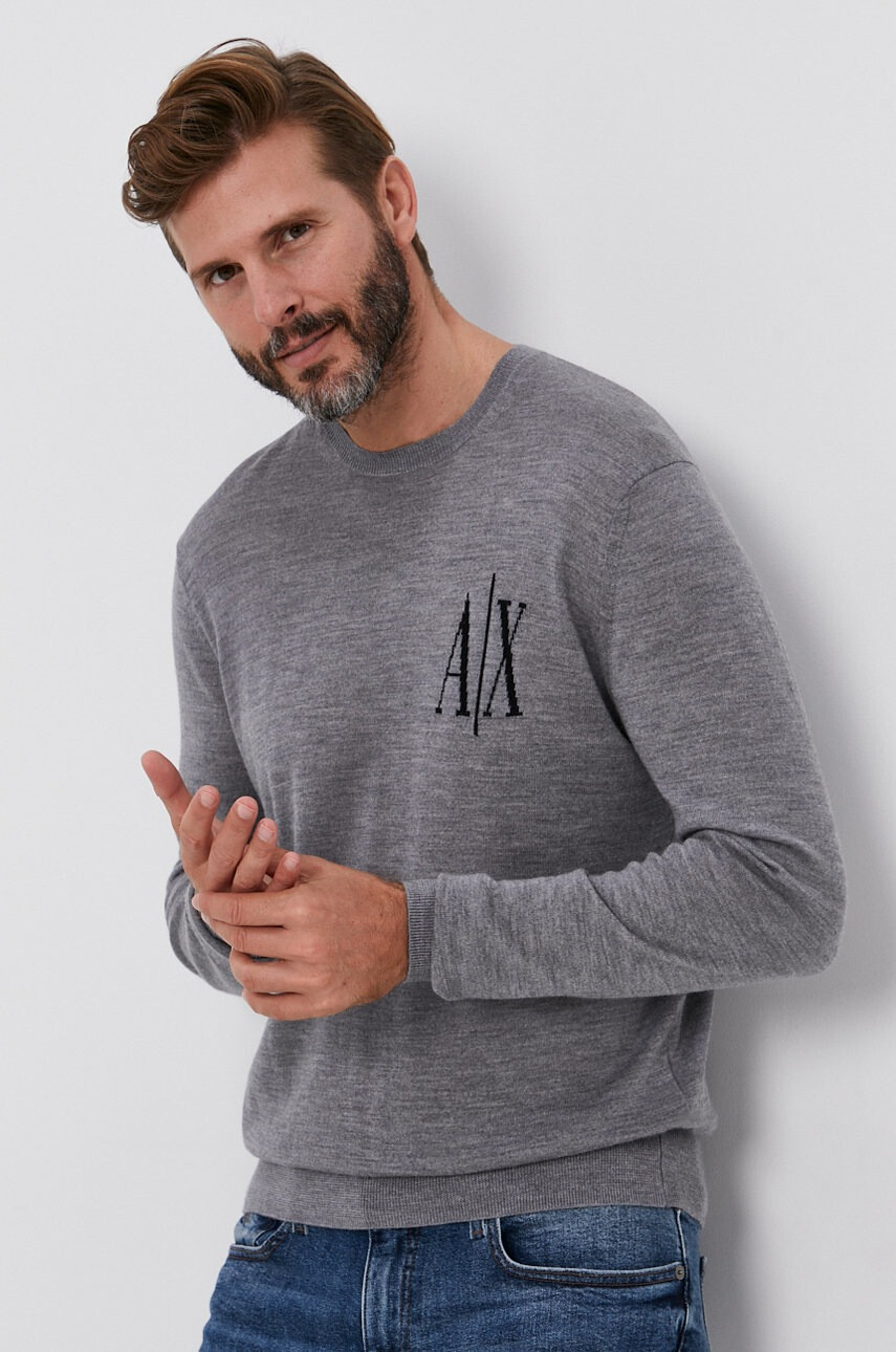 Armani Exchange Вълнен пуловер - Pepit.bg
