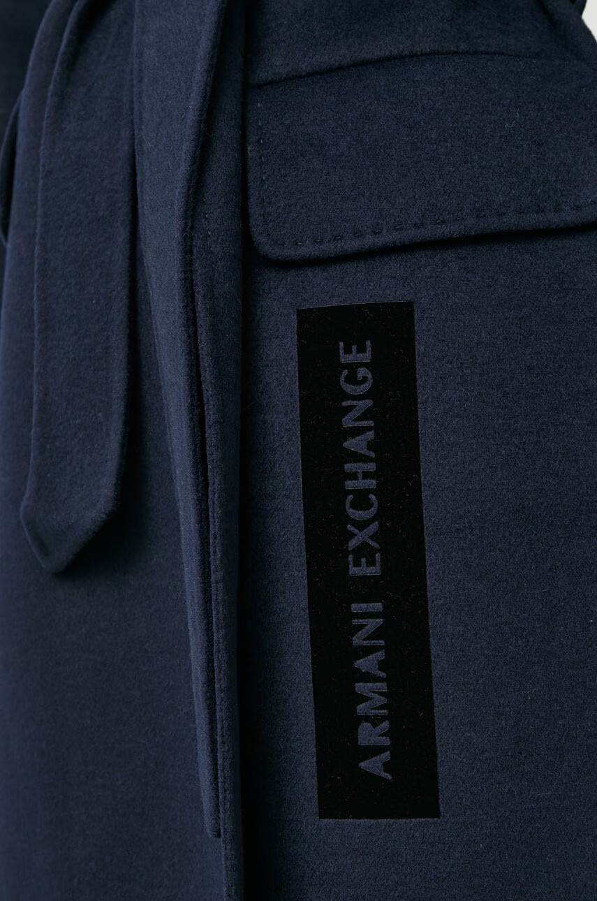 Armani Exchange Вълнено палто - Pepit.bg