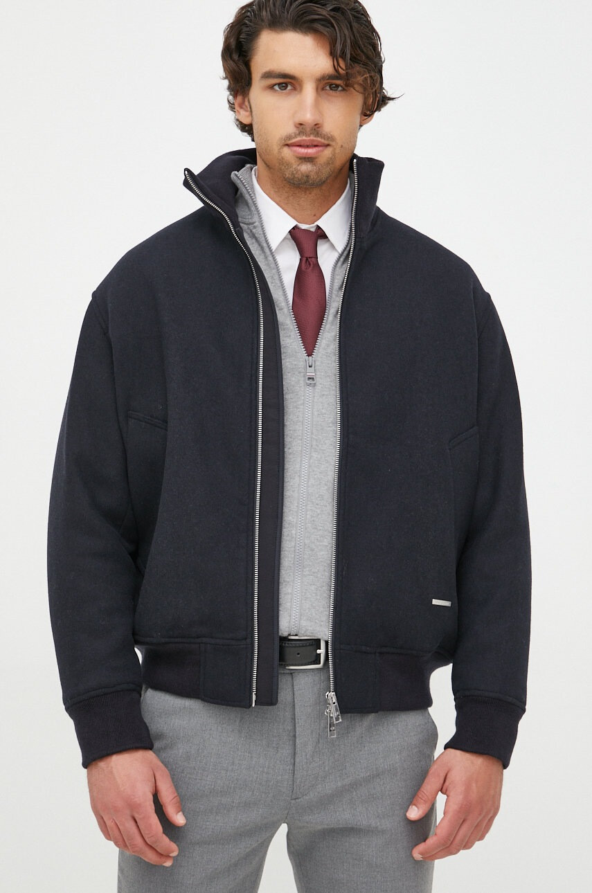 Armani Exchange Яке бомбър с вълна - Pepit.bg