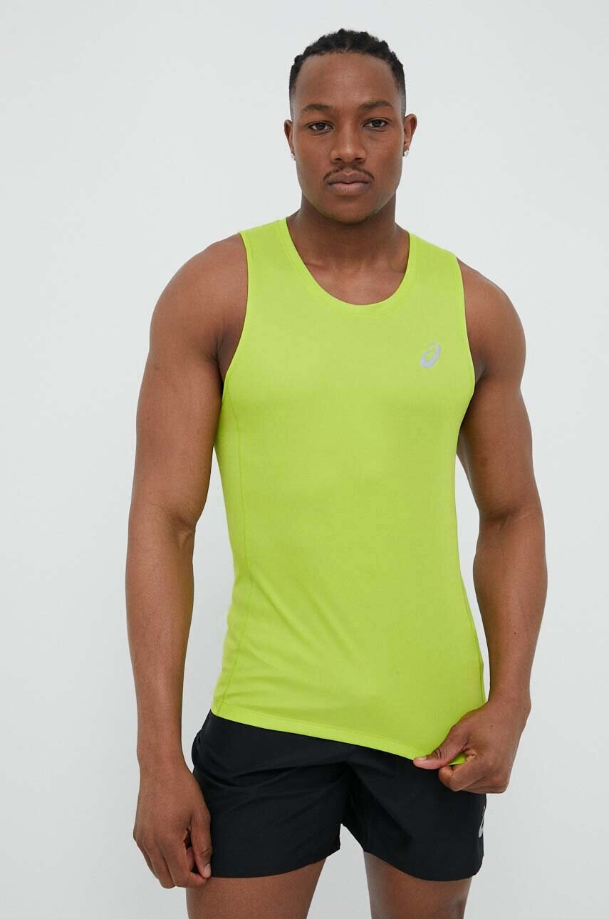 Asics Тениска за бягане Core Singlet в зелено - Pepit.bg