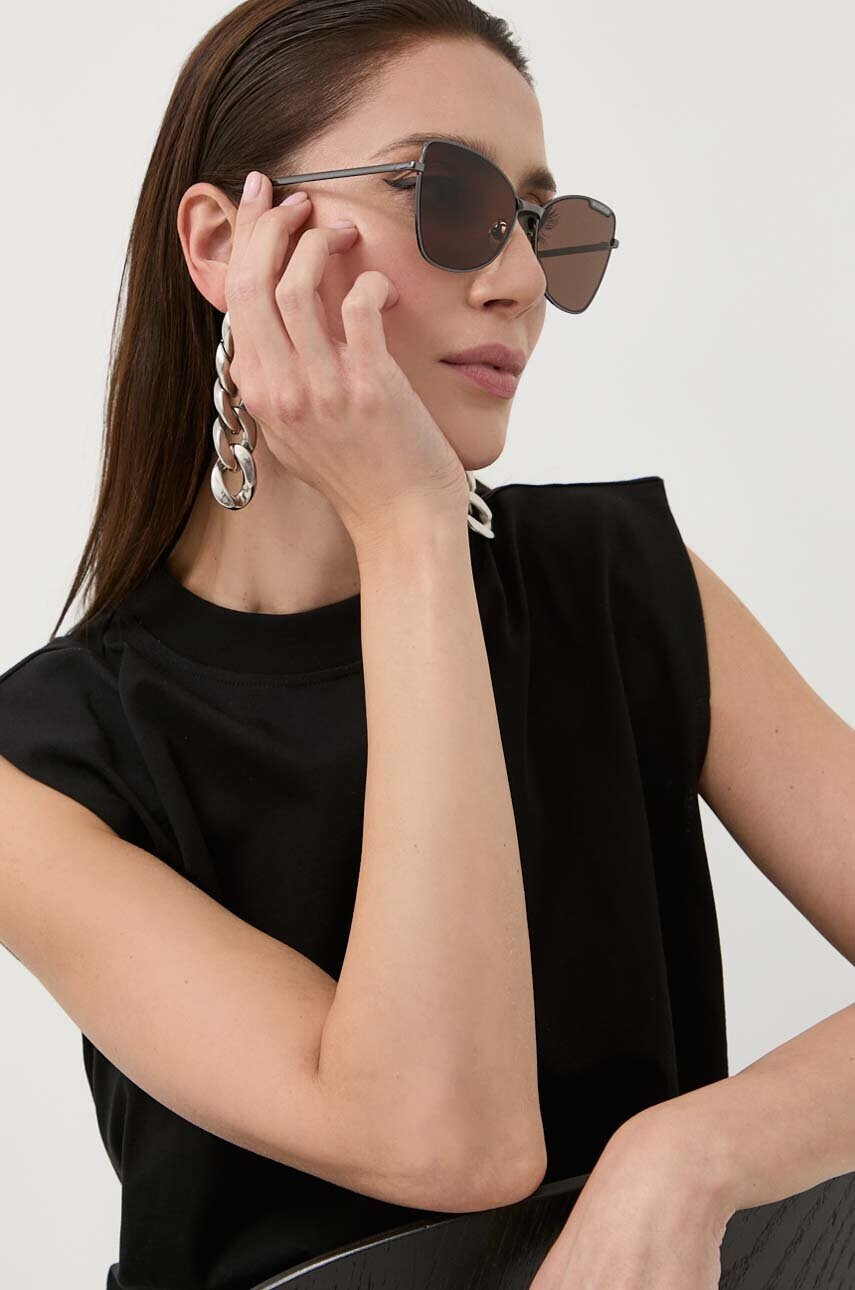 Balenciaga Слънчеви очила BB0278S в кафяво - Pepit.bg