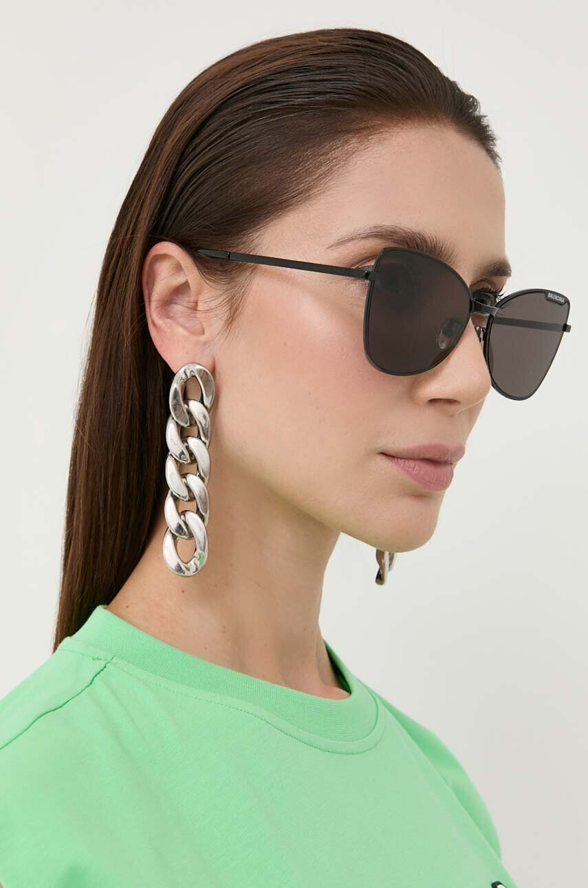 Balenciaga Слънчеви очила BB0278S в черно - Pepit.bg