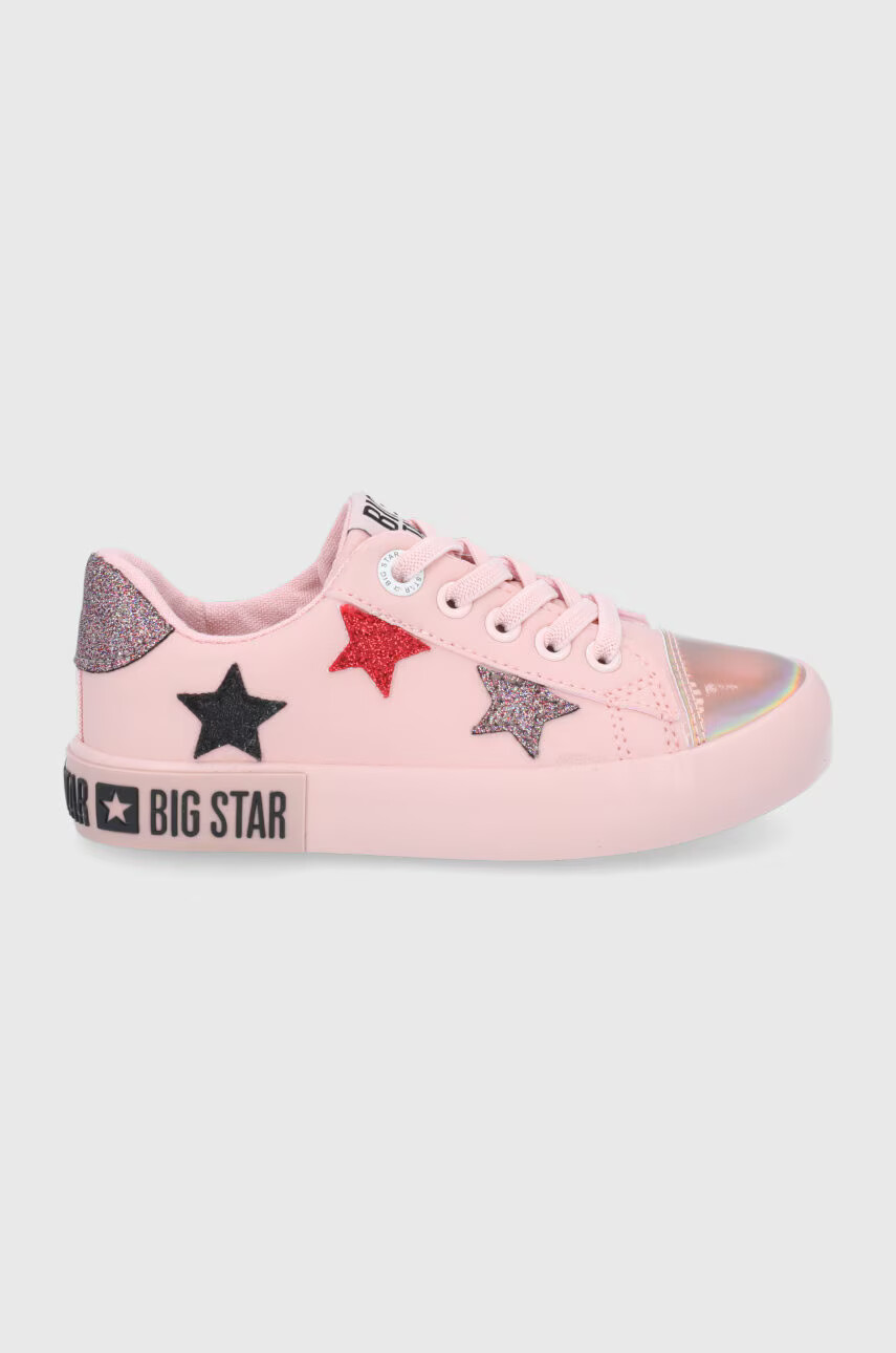 Big Star Детски ниски кецове в розово - Pepit.bg