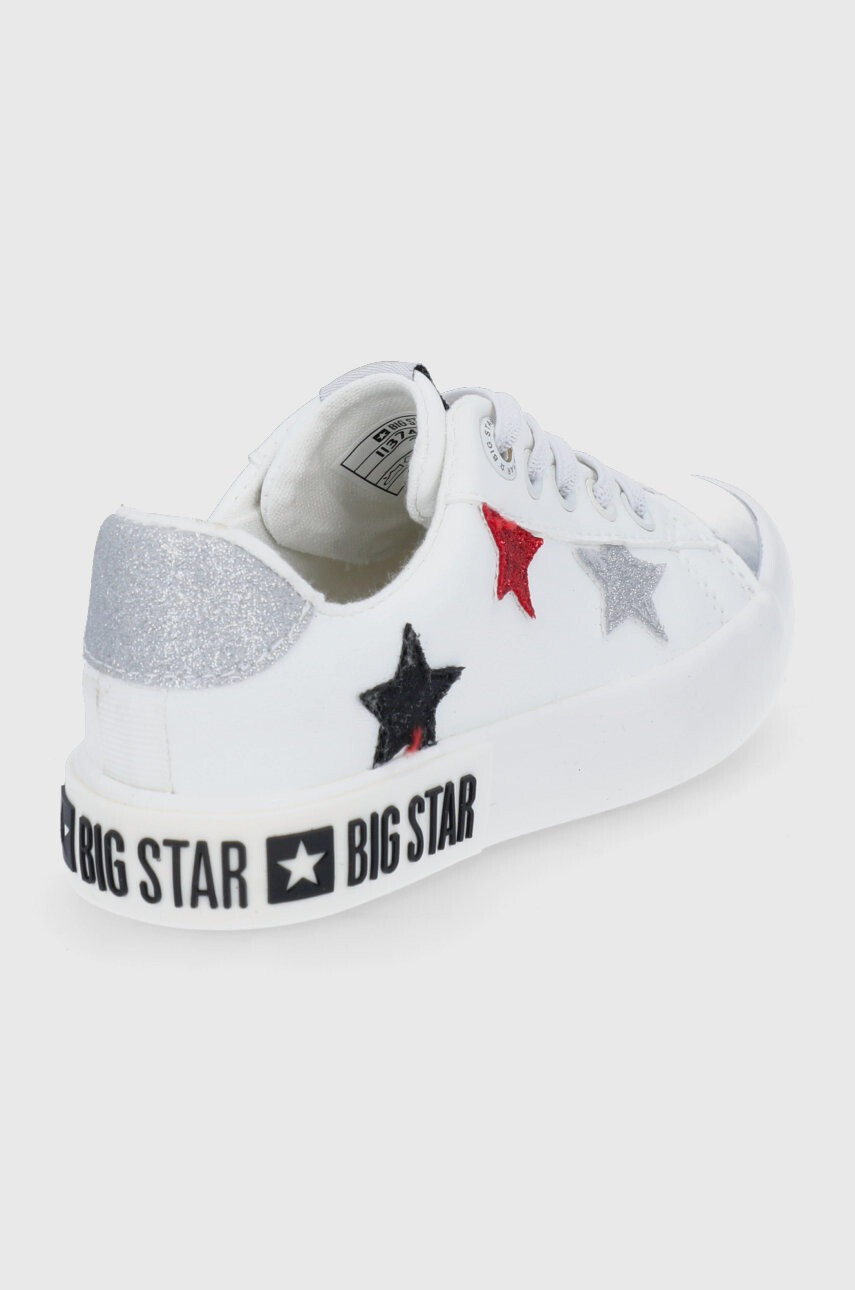 Big Star Детски високи кецове в бяло - Pepit.bg